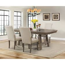 You can also choose from dining room set, dining table, and coffee table classic dining room sets. 5pc Dex Extendable Dining Table Set 4 Upholster Side Chairs Walnut Brown Cream Picket House Furnishings Target