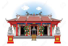 The great lakes buddhist vihara is the buddhist monastery in the theravada tradition. The Vihara Is A Buddhist Temple It Can Also Be Called A Kuil Royalty Free Cliparts Vectors And Stock Illustration Image 95381260