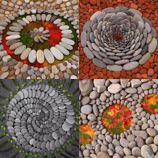 Garden Art With Stones Garden Rock Art Garden Art Mosaic Garden