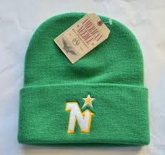 Check spelling or type a new query. 8901860633518 Minnesota North Stars Green Beanie Hat Nhl Dallas Cuffed Winter Knit Toque Cap