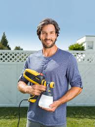 You can stain a bench with a sprayer or use one to paint an entire house exterior. Wagner Group For Industry Craftsmen Do It Yourselfers Wagner