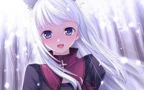 All rights belong to their respective owners. Evil Anime Girl White Hair Purple Eyes Novocom Top