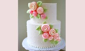 Make open roses out of gumpaste for cake decorating ; Meringue Roses Cake Video Tutorial My Cake School