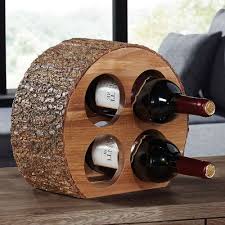 4 Bottle Tabletop Wine Rack From Wayfair Display Your Most Treasured Wine Bottles With Danya B Round F Wine Rack Table Top Wine Rack Wood Wine Racks
