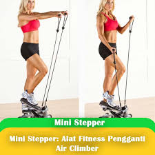 Mini Stepper Alat Fitness Pengganti Air Climber Kesehatan Gym Perut Rata