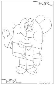 Gumball and darwin by bigbob101 deviantart com on deviantart. The Amazing World Of Gumball Printable Coloring Pages For Boys