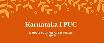 Karnataka I Puc Annual Exam 2020 Model Question Papers 10 Sets