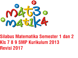2 silabus qur'an dan hadist kelas ix mts semester 1, 2. Silabus Matematika Semester 1 Dan 2 Kls 7 8 9 Smp Kurikulum 2013 Revisi 2017 File Guru Now