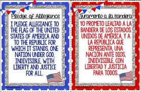 For terms of use for this free printable pledge of allegiance, click here. Pledge Of Allegiance In Spanish Printable That Are Luscious Mason Website