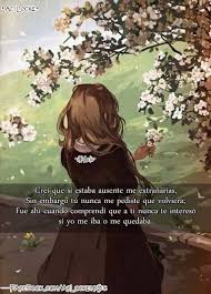 Image of las 855 mejores imagenes de kawaii o frases en 2020 frases. Frases De Animes Letras De Desamor Sad Y De Amor Frasesd69801243 Twitter