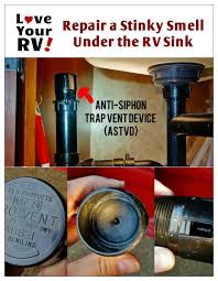 bad smell coming from under the rv sink?