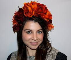 The amazing thing about burnt orange is that it's super versatile: Make Your Own Diy Flower Crown For Halloween Dia De Los Muertos Bloompop