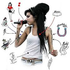 Her second album was released in 2006 named back to black. Amy Winehouse Temporary Tattoos Guru Amazing Raymond Omg