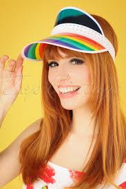 Rainbow Sun Visor 2025