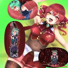 Houshou Marine-eatingvoreblue willow-oral vore unwilling