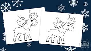 Here are fun free printable mouse coloring pages for children. Free Printable Arctic Moose Coloring Page Simple Mom Project
