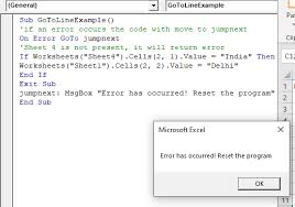 excel vba error handling tutorial and