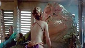 Slave Leia Runs Into Jabba's Embrace Jabba Delivers A Hard Yank On Her  Chain(Return of the Jedi) - YouTube