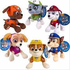 Paw Patrol Plush Pup Pals 8 Skye Zuma Rocky Soft Doll Toys Nickelodeon Dog Uk Paw Patrol Plush Paw Patrol Toys Plush Stuffed Animals