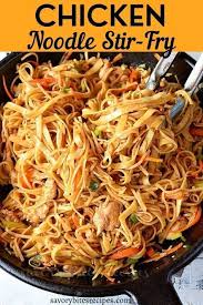 Make This Spicy Chicken Noodle Stir Fry Recipe Chicken Stir Fry With Noodles Chicken Noodle Stir Fry Recipes Chicken