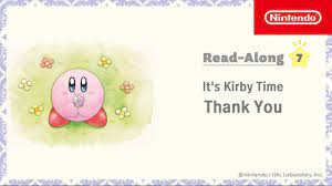 It's kirby time