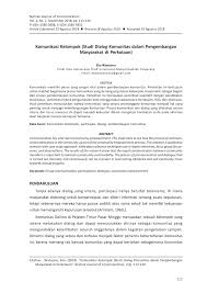 Sejarah pembentukan dan perkembangan masyarakat majmuk di malaysia boleh anda semak berdasarkan petikan ucapan tunku abdul rahman seperti yang senarai contoh kegiatan sosioekonomi masyarakat setempat. Pdf Komunikasi Kelompok Studi Dialog Komunitas Dalam Pengembangan Masyarakat Di Perkotaan
