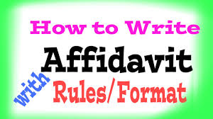Check spelling or type a new query. How To Write Format Of Affidavit Youtube