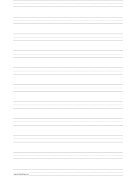 Writing done with a pen or pencil in the hand. Penmanship Paper