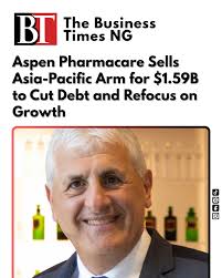 Aspen building momentum in Commercial Pharmaceuticals and Manufacturing  strategy modified Stephen Saad, Aspen Group Chief Executive said, “The  strong momentum in Commercial Pharmaceuticals has been sustained, and this  business is well positioned