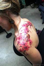They are not only a national symbol for japan, but they also have lots of festivals throughout the spring to celebrate the flower itself. 60 Glorious Cherry Blossom Tattoos On Shoulder