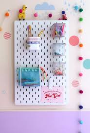 Starting School School Run Hacks With The Ikea Skadis Pegboard A Baby On Board Blog Colorful Kids Room Peg Board Ikea Kids