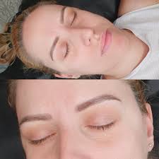 Заздравели вежди преди ретуш 🍀 Плътни и с естествен цвят вежди 🔥 Трайност  е 1-2 години 🔥