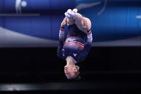 Bryony page bounces to bronze for team gb in women's trampoline event. L0nem3t2cssylm