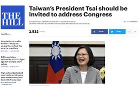 Image result for 美國議員邀蔡英文國會演講