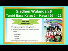 Soal ulangan bahasa jawa kelas 1 semester 1 k13. Tantri Basa Kelas 3 Gladhen Wulangan 6 Hal 120 122 Basa Jawa Kelas 3 Youtube