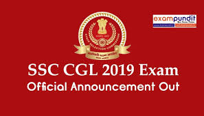 Ssc Cgl 2019 Exam Notification Official Announcement Out Announcement Exam Official