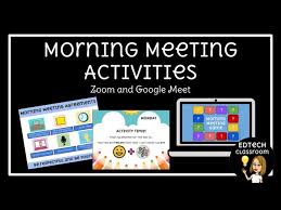 All students need is a pen and paper to write down their answers. Virtual Morning Meeting Activities For Distance Learning Zoom And Google Meet Youtube