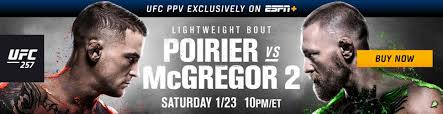 Bt sport has exclusive broadcast rights to ufc events in the uk the headline mcgregor vs poirier is expected any time from 6pm nzdt, depending on how the rest of the card plays out. Ufc 257 Poirier Vs Mcgregor 2 Date Time How To Watch Fight Card Fightmag
