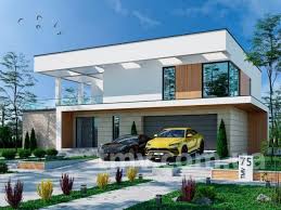 проекты домов в стиле хай тек с плоской кровлей Pin Na Doske Proekty Domov Tmv