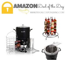 Having a char‑broil account allows you to track orders, register your products, provide reviews, and receive updates on products. Amazon Deal Of The Day Char Broil The Big Easy Oil Less Turkey Fryer Bundle Just 74 99