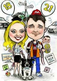 Celebrating a 21st birthday is a time to feel. Luxury 21st Birthday Gifts For Him Caricatures Ireland By Allan Cavanagh
