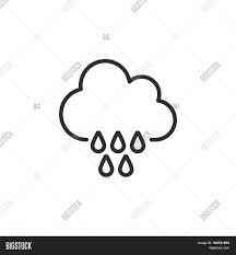 Cloud Rain Line Icon Vector Photo Free Trial Bigstock Must be something in the air (sorry, i'm ridiculous, i know). bigstock