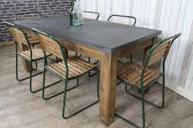 Zinc Topped Dining Table Metal Dining Room Table Dining Table Zinc Table