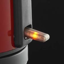 The sleek, stylish finish of silver stainless steel casing teamed black accents give this kettle a real feel. Russell Hobbs 23602 Henley Rapid Boil Electric Kettle Red Around The Clock Offers