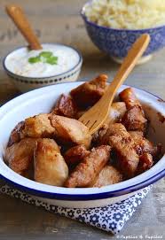 Poulet Au Miel Et A La Sauce Soja Sauce Au Yaourt Une Tuerie Avec Une Petite Salade Verte Et Du Riz Thai Poulet Au Miel Recettes De Cuisine Recette