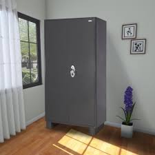 Vintage industrial polished storage cupboard steel lockers. 6 Off On Godrej Interio Wardrobe H Metal Almirah Finish Color Prince Grey Knock Down On Flipkart Paisawapas Com