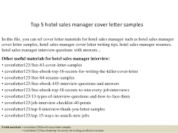 Nov 25, 2019 · cover letter presentation matters as much as what you include. Top 5 Hotel Sales Manager Cover Letter Samples