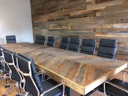 Chevron Conference Table Office Furniture Office Table Etsy In 2020 Cheap Office Furniture Conference Table Conference Room Design