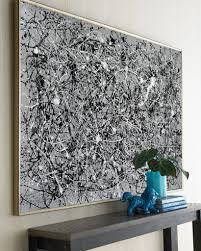 Gray Jackson Pollock Replica Original Pollock L617 Jackson Original Pollock Replica In 2020 Large Canvas Art Abstract Oversized Canvas Art Extra Large Wall Art