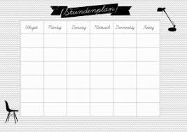 Endlich Wieder Schule Gratis Stundenplan Zum Ausdrucken Titatoni
